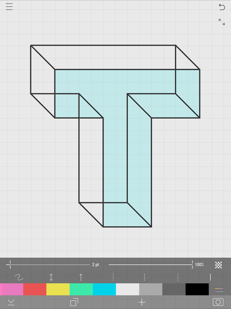 Skill draw. GLT рисунок.